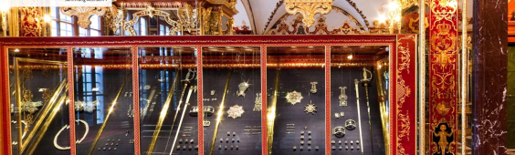 Screenshot vom digitalen Panoramarundgang der SKD des historischen Grünen Gewölbes